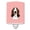 Pink, variant on Caroline's Treasures BB1305CNL Checkerboard Lime Green Basset Hound Ceramic Night Light, 6x4x3", multicolor