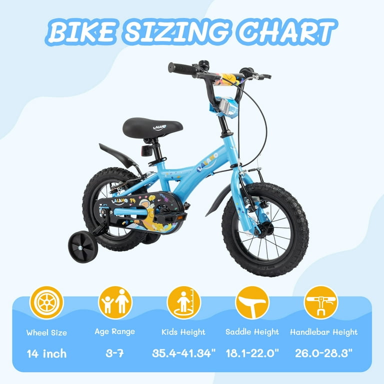 Ktaxon Bike, 14 Inch Bicycle with Training Wheels, Easy to