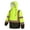 Black, variant on Hi Vis Safety Rain Jacket for Men Women Waterproof Breathable Rain Gears with Mesh Lining Black Bottom