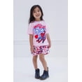 thumbnail image 2 of Conjunto para Niñas Marvel Spider-Man Remera y Short Delfín Rosa, 2 of 6