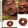thumbnail image 6 of Artificial Volcanic Rock Plant Anchor,Lightweight Porous Stone with Planting Ring,Stable Fixing Base for Aquatic Plants in Fish Tank Aquascape, 6 of 6