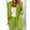 Green, variant on Women's Long Sleeve Blazer Set - Tailored Office Suit with Pockets