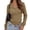 Khaki, variant on hoksml Women's Sailor Collar Ribbed Knit Sweater, Long Sleeve Slim Casual Pullover