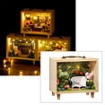 thumbnail image 3 of Miniature avec Meubles, Maison de Poupée Miniature en Bois, Maison de Poupée Miniature en Bois, 3 of 7