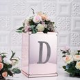 thumbnail image 2 of 8" Silver Decorative Rhinestone Alphabet Letter Stickers DIY Crafts - D, 2 of 5