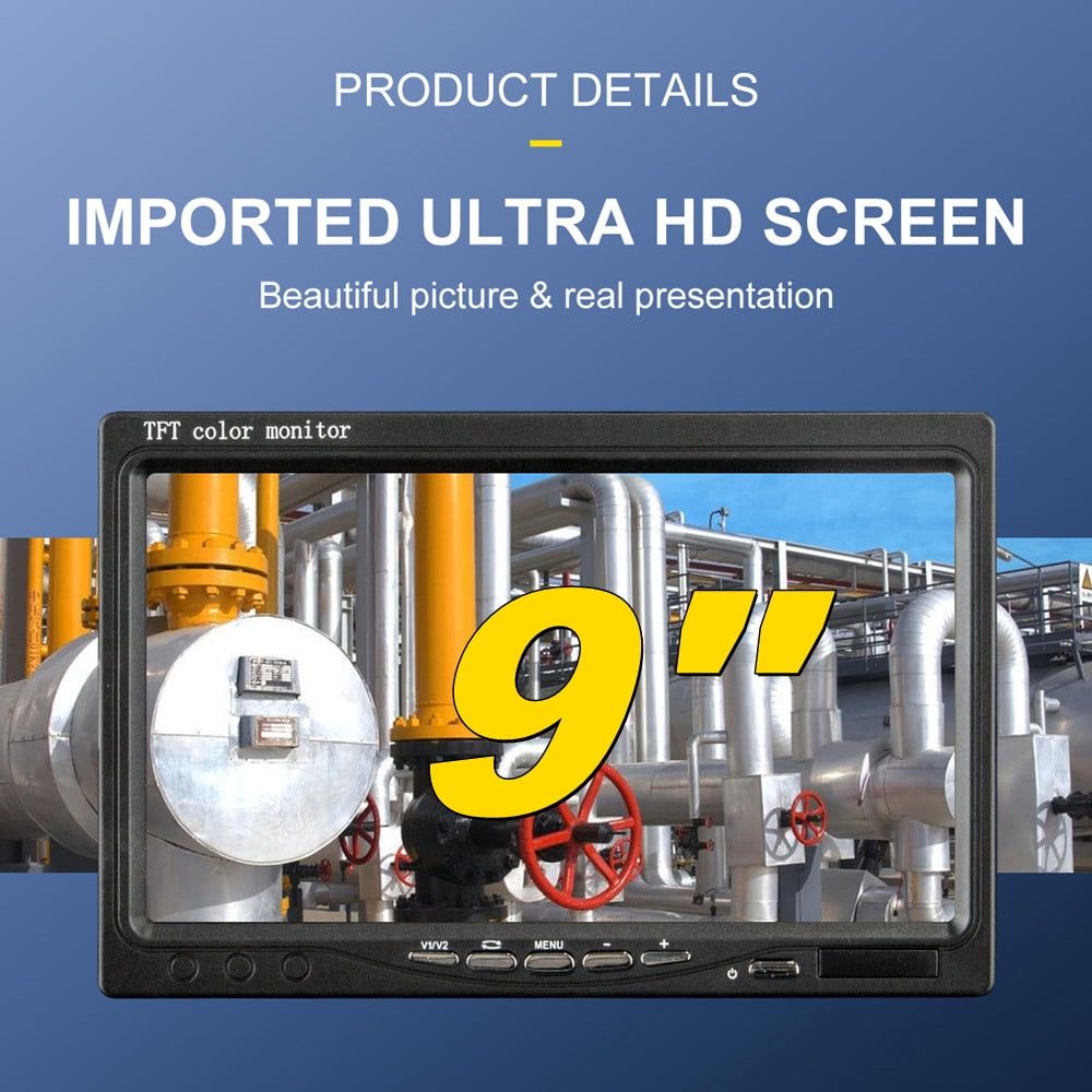 Sewer Camera 165FT, SYANSPAN Drain Sewer Industrial Endoscope Video Plumbing System with 9 Inch LCD Monitor 1000TVL DVR Recorder Snake Cam with 12pcs Adjustable Light (Include 8GB SD Card)