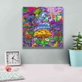 thumbnail image 4 of Epic Graffiti 'Pop Art Caterpillar' by Howie Green, Canvas Wall Art, 12"x12", 4 of 8