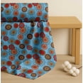 thumbnail image 4 of Soimoi Blue Cotton Voile Fabric Artistic Flower Mandala Print Fabric by Yard 42 Inch Wide, 4 of 7