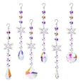 thumbnail image 1 of Ounissouiy Atrapasueños colgantes para coches, 6 uds., iluminan las decoraciones de los viajes diarios, decoraciones para ventanas Kits de decoración para fiestas, 1 of 6