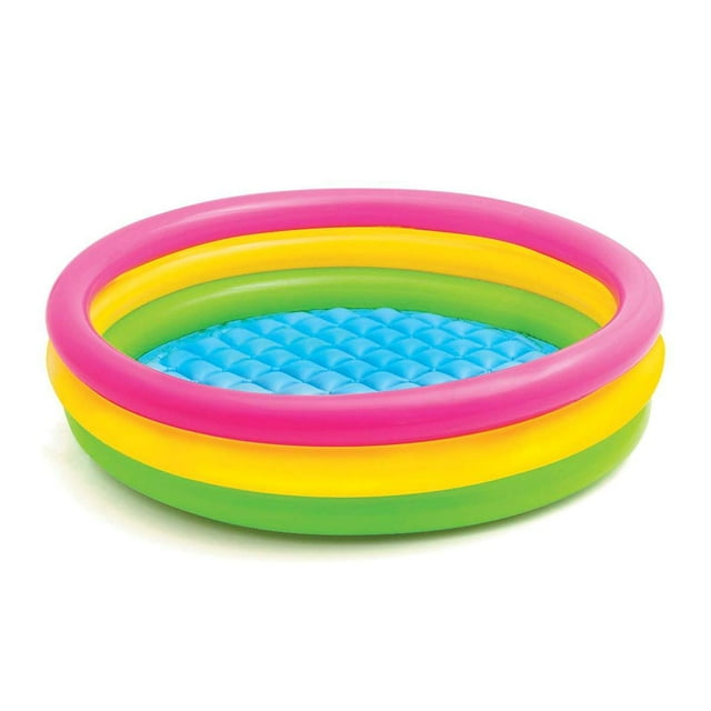 Piscina Intex Sunset Glow, hinchable suave, 114 x 25 cm, para mayores de 3 años
