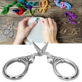thumbnail image 3 of Sewing Embroidery Scissors, Stainless Steel Sewing Scissors Portable Thread Embroidery Tailor Handicraft Scissors Craft Scissors DIY Tools Dressmaker Shears, 3 of 7