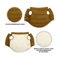 thumbnail image 3 of Dog Puffer Jacket, Ideal Cold Weather Coat With Windproof Outer Layer And Soft Inner Layer, Easy To Clean And Wear, Suitable For Indoor And Outdoor Activities, 3 of 5