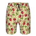 thumbnail image 3 of Goofa Cherries and Ladybirds Printed Mens Swim Trunks Summer Quick Dry Short Beach Swimwear Bathing Suits-Large, 3 of 9