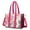 Pioneer Flower Floral-1, variant on Teacher Tote Bag,Pioneer Flower Floral Print Pattern Teacher Utility Tote Bag,Large Work Tote Bags for Women with Multiple Pockets,Top Zipper Closure,13.8x10.6x6.7 Inch