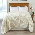 thumbnail image 7 of Home Fashion Designs Reversible Berber and Sculpted Velvet Plush Bed Blanket, 7 of 7