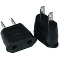 thumbnail image 2 of FrostHike Socket Plug Adapter Europe EU Euro TO US Travel Charger AC Power Converter 2PCS(Black), 2 of 4