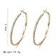 thumbnail image 3 of large shiny hoop earrings, 3 of 3