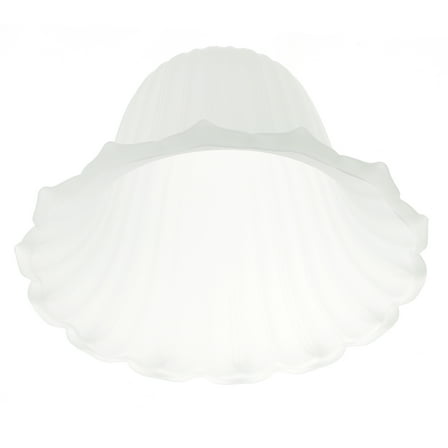 FRCOLOR  Glass Lampshade Ceiling Decor Lampshades Retro for Table White