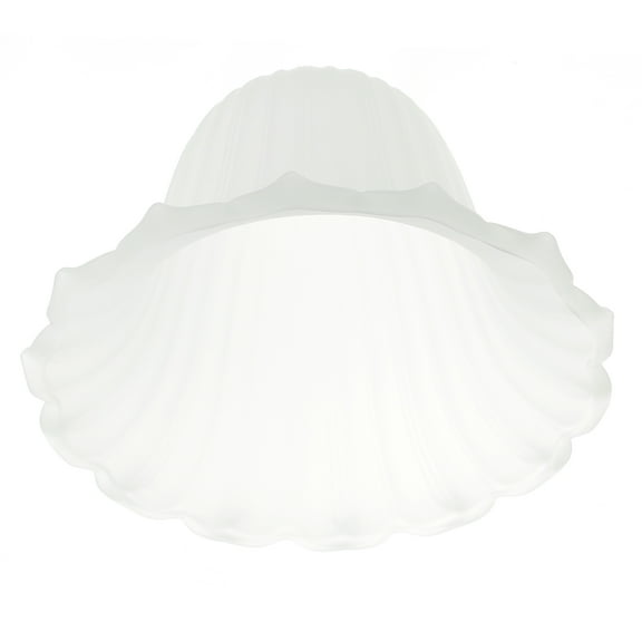 FRCOLOR  Glass Lampshade Ceiling Decor Lampshades Retro for Table White