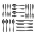 thumbnail image 3 of Ornative Flatware  Amadea 18/0 Stainless Steel 20 Pieces Flatware Set - 10.63" H x 6.69" W x 2.76" D Matte-Black, 3 of 5