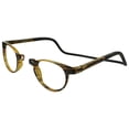 thumbnail image 1 of Gafas de lectura Clic Taku Havana con aumento 2.5, plegables, 1 of 7