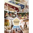 thumbnail image 5 of 4th of July Table Cloth, Blue Red Star Striped Independence Day Waterproof Tablecloth for Rectangle Tables, Reusable Washable Fabric Table Cover for Restaurant Kitchen Dining Tables 60"x120", 5 of 6