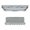 Grey, variant on 3-Seater Waterproof Outdoor Swing Chair Cushion Replacement Soft Thick Weatherproof Swing Seat Cover for Garden Patio Porch Swing Bench