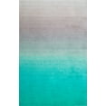 thumbnail image 2 of nuLOOM Tapis Ombre Shag Fait à la Main 6 X 9, Turquoise, 2 of 2