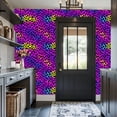 thumbnail image 3 of Neon Peel and Stick Wallpaper Vibrant Leopard Print Neon Colors Pink Blue Yellow Wall Mural 17.7in x 9.8ft Self Adhesive Removable Wall Paper Renter Friendly Wallpaper for Nursery Bedroom Cabinets, 3 of 8