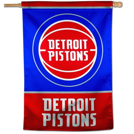WinCraft Detroit Pistons 28 x 40 Single-Sided Vertical Banner