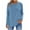Light Blue, variant on Women's Long Tops, Women's Fashion Fallow Solid Color Round Neck Long Sleeves T-Shirt Top, Women's Long Sleeve Shirts Plus Size, (Pink,M)