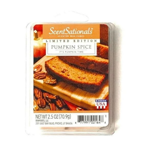 STARLIGHT- Pumpkin Spice Scented Wax Melts, Scentsationals, 2.5 Oz