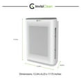 thumbnail image 4 of Air Purifier for Allergies and Asthma, Smoke Odors, Large Rooms, Home, Pets, Mold, Dust - 4-in-1 System with UV, Ionizer, True HEPA and Carbon - InvisiClean Aura II, 4 of 5
