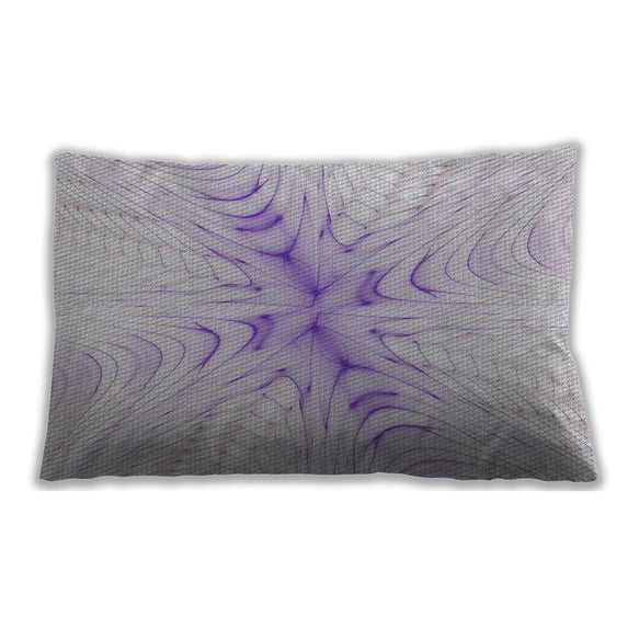 Ahgly Company Indoor Rectangular Patterned Lumbar Throw Pillow, 13 inch by 19 inch
