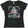 thumbnail image 3 of Inktastic Daytona Beach Florida Cute Swimming Manatee Women's T-Shirt, 3 of 5