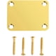 thumbnail image 3 of Placa de mástil de guitarra eléctrica con 4 tornillos para accesorios de repuesto de guitarra, 3 of 8
