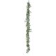 thumbnail image 2 of 6.5ft Faux rubyptus Garland Artificial Greenery Leaves hebras hecho colgante planta boda jardín decoración de la de la BLESIY Vides de eucalipto verde, 2 of 7
