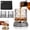 Style B, variant on Spinning Glass Whiskey Crystals, 360° Spinning Base, Heavy Old Fashioned Crystal Tumbler, Two-Piece Gift Box Father's Day Gift