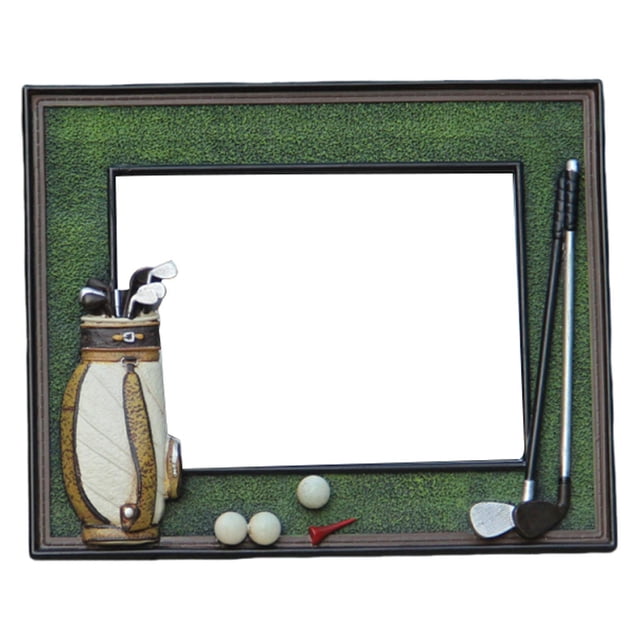 lingqin Golf Photo Frame DIY Decoration Tabletop Display for Home Tabletop Golfer 8 Inch Horizontal