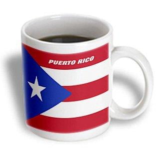 3dRose State Flag Of Puerto Rico, Ceramic Mug,