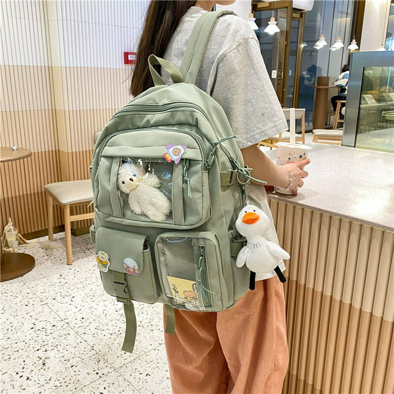Wholesale New Fashion School Bags Girls Backpack High School Female Student  Bag Waterproof Korea School Backpack for Girls Student From m.