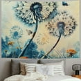 thumbnail image 2 of Autua Dandelion Butterfly Tree Tapestry Wall Hanging Unique Style for Home Decor Living Room Bedroom Apartment Farmhouse Dorm 40x30inch, 2 of 6