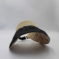 thumbnail image 4 of jobturf Wide Brim Visor Hats for Women Sun UV Protection Golf Hat Summer Lightweight Ponytail Hats Vacation Beach Essentials, 4 of 5