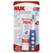 NUK Grins & Giggles 12+m Toddler Toothbrush Set, Flouride Free