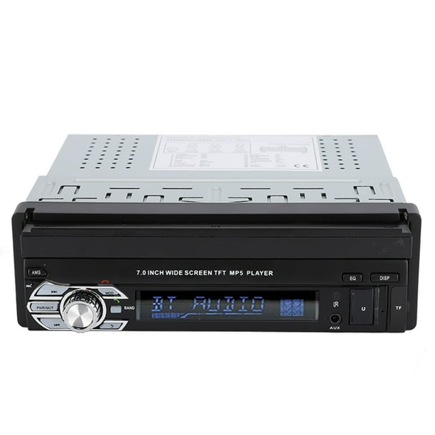Estéreo para automóvil telescópico de 7 pulgadas con pantalla táctil retráctil MP5 SWM9601 de un solo DIN