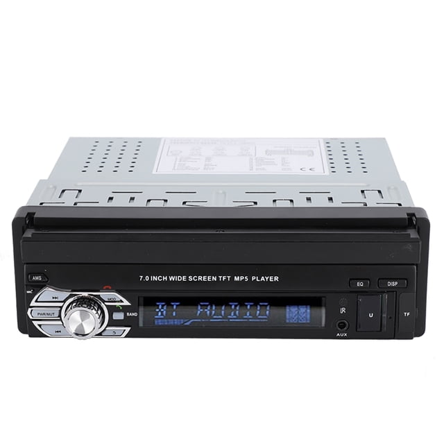 Estéreo para automóvil telescópico de 7 pulgadas con pantalla táctil retráctil MP5 SWM9601 de un solo DIN
