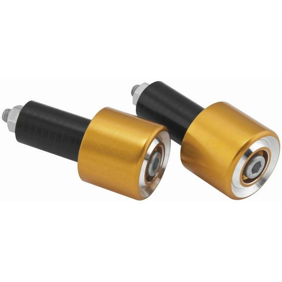 BikeMaster Anodized Aluminum Billet Bar Ends Black   YC-818-BLK
