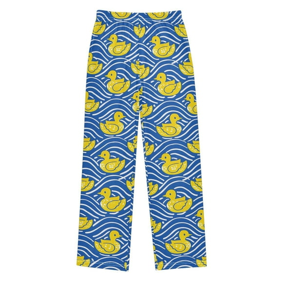 joogoo Ducks on Wavy Pajama Pants Pj Bottoms Sleepwear Lounge L