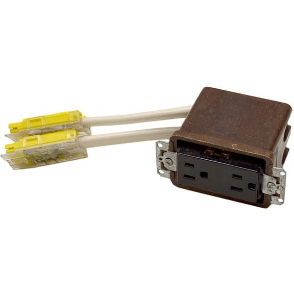 Boat Electrical Outlet | Rinker Black 300VAC