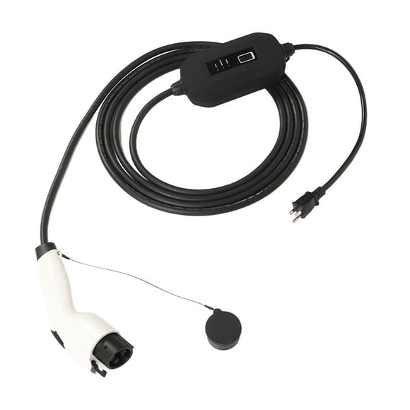 Electric Car Charging Connector, Conductivity IP55 Waterproof Level 2 EV Charger Cord 16A Adjustable 5m Long For New Energy Vehicles